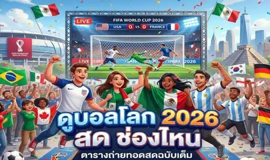 ดูบอลโลก 2026 สด ช่องไหน
