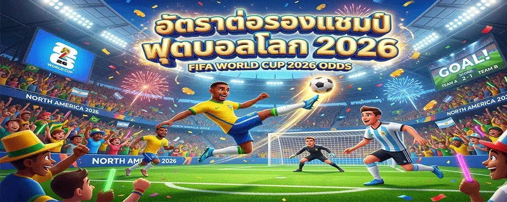 อัตราต่อรองแชมป์ฟุตบอลโลก 2026